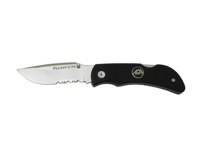 Outdoor Edge Pocket-Lite G10 Serrated acciaio AUS-8 manico G-10 lama 8,1 cm totale 18,6 cm Back Lock Japan