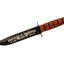 Ka-Bar 9169 coltello commemorativo USMC OEF Afghanistan lama 1095 Cro-Van 17,8 cm manico pelle