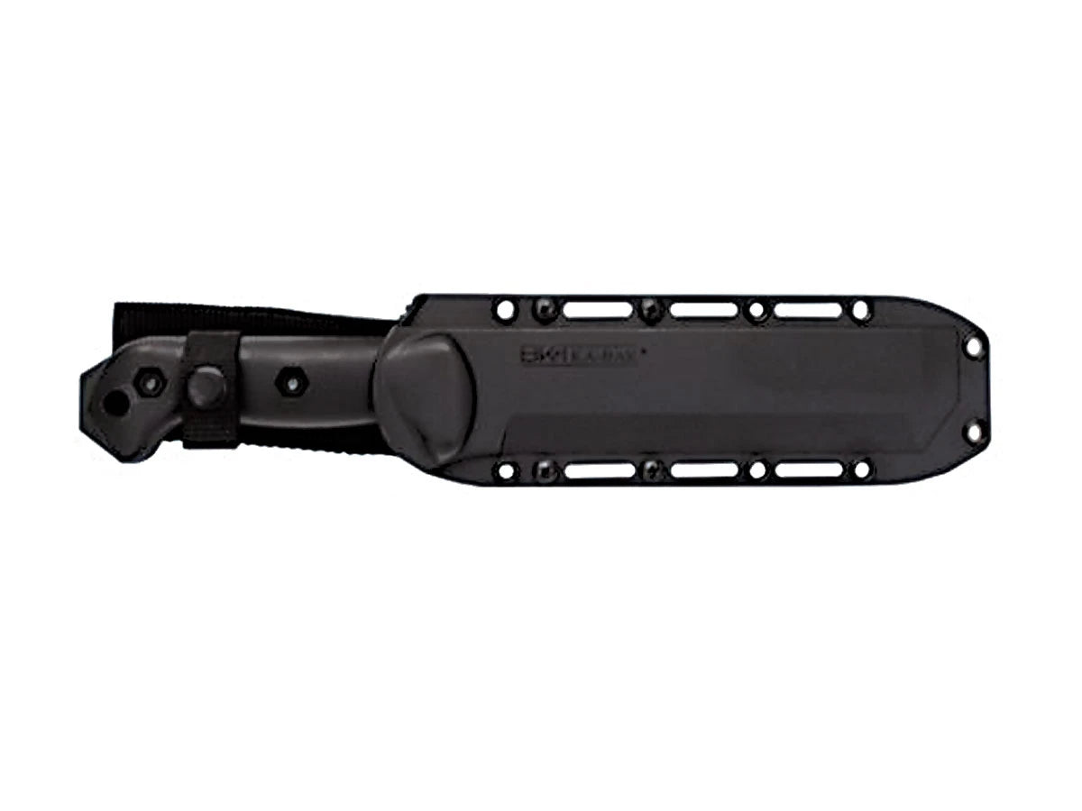 Ka-Bar Becker Tac Tool BK3 dettaglio lama Cro-Van manico Grivory fodero tattico