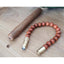Les Fines Lames BRACCIALE PUNCH BRASS RED JASPER - S