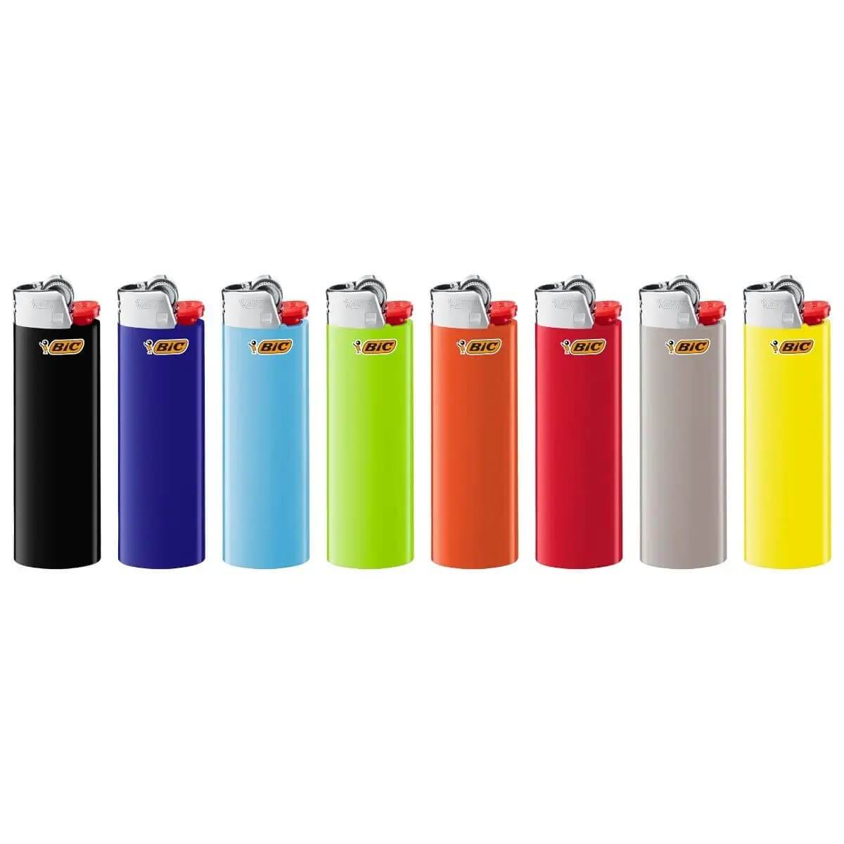 Accendini Maxi BIC J26 confezione da 50 pezzi usa e getta senza regolatore di fiamma