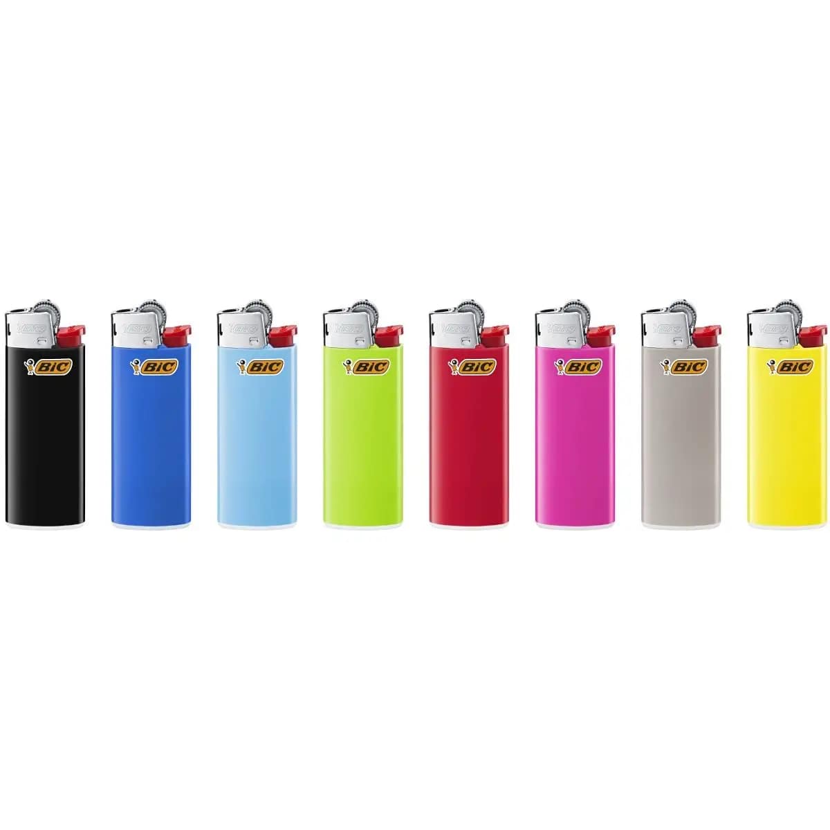 Accendini Mini BIC J25 confezione da 50 pezzi usa e getta formato compatto colorato