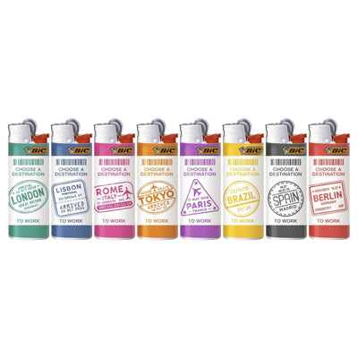 ACCENDINI MINI BIC J25 BIG CITY LIFE usa e getta C.R. (50PZ)