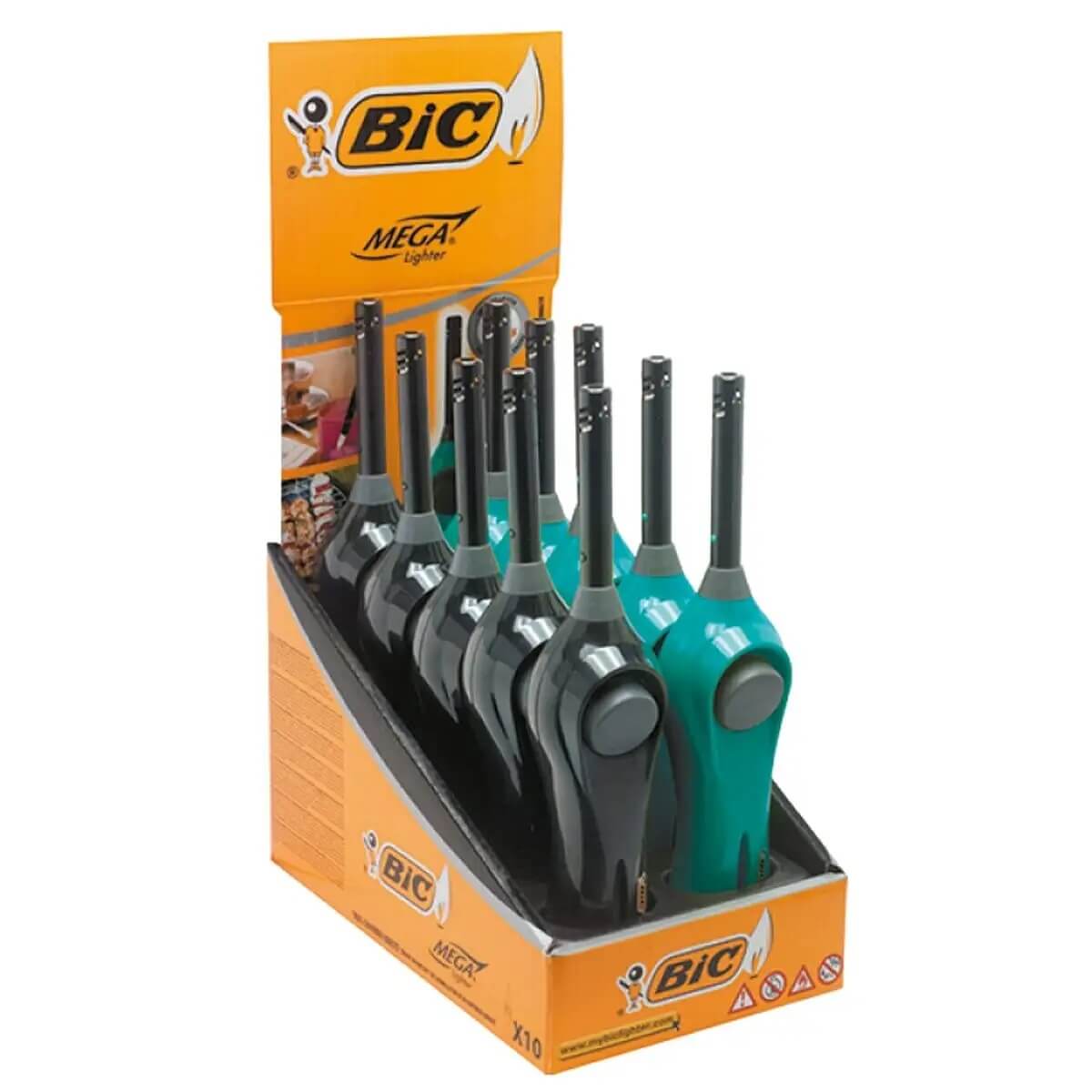 ACCENDIGAS BIC MEGALIGHTER (10PZ)