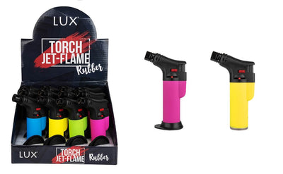 Lux Torch Jet Flame Rubber Ricaricabile (12PZ) 71249