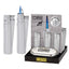 ACCENDINO CLIPPER LARGE METAL ARGENTO JET RF