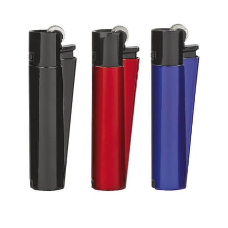 Accendino Clipper Large Pietrina Metal Night con finitura scura ispirata alla notte in metallo