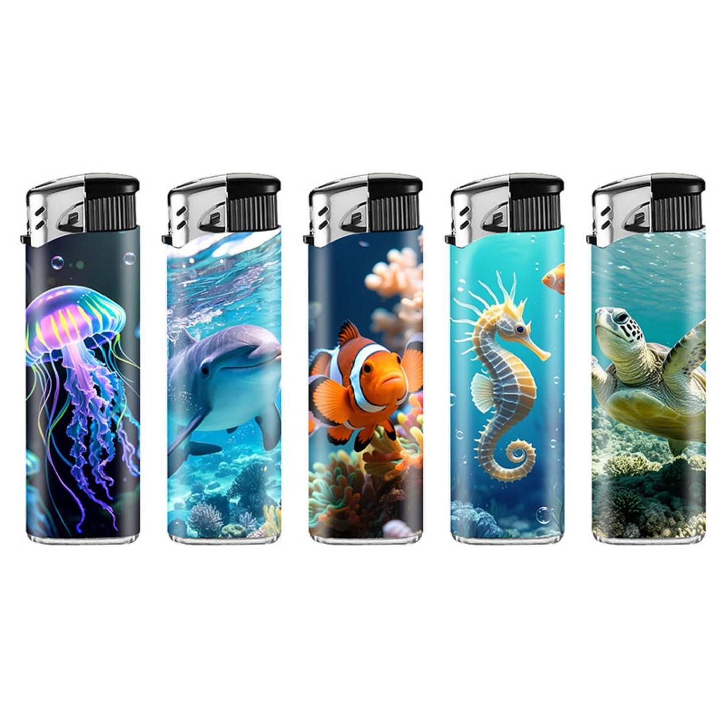Lux Accendini Piezo Ricaricabili Sea World (50PZ) 8051