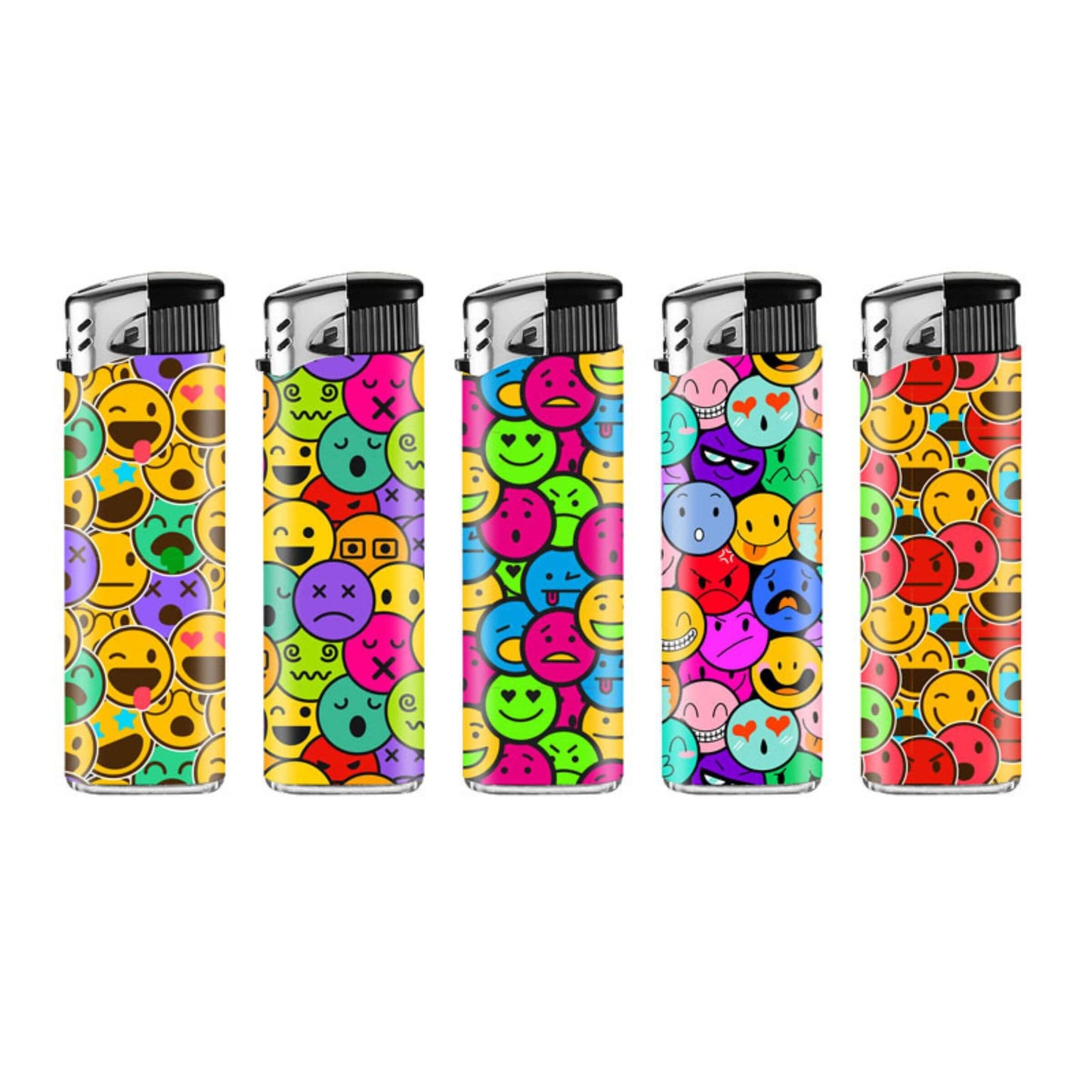 Lux Accendini Piezo Ricaricabili Emoji (50PZ) 8059