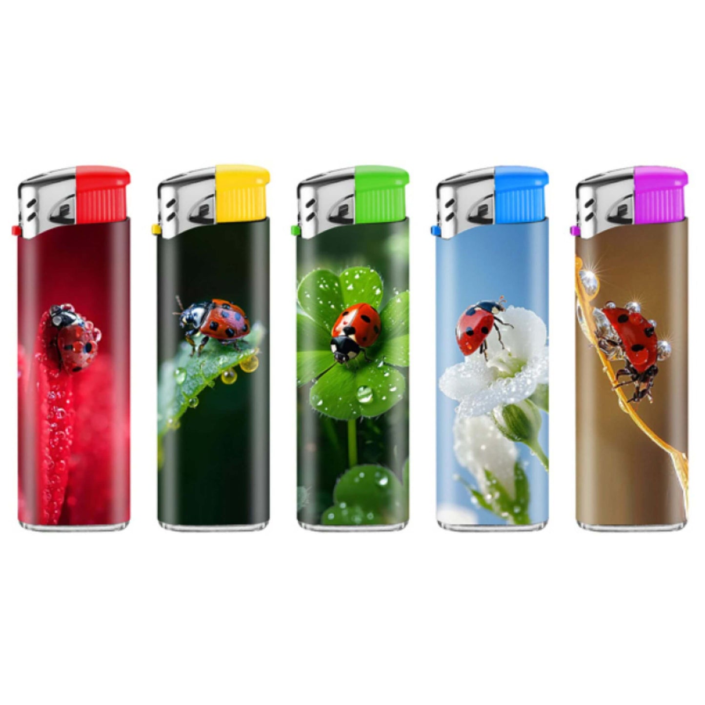 Lux Accendini Piezo Ricaricabili Coccinella (50PZ) 8077