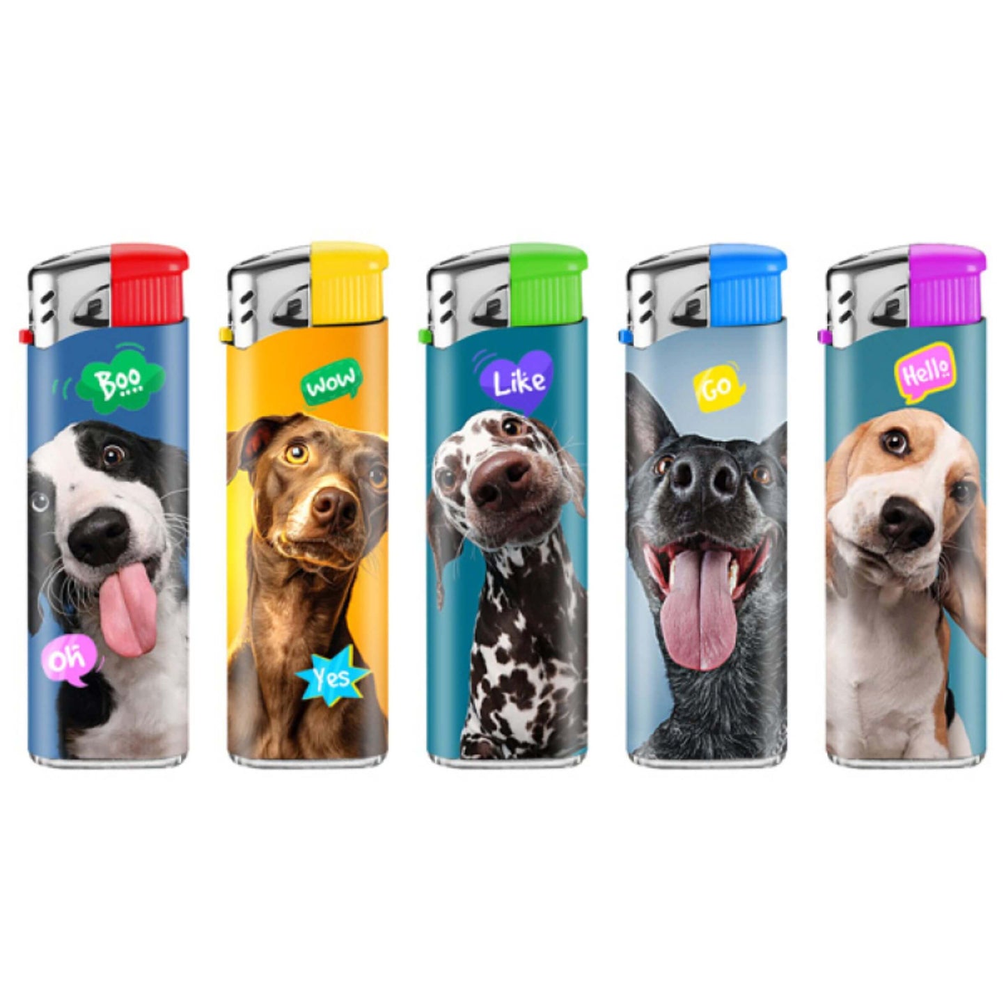 Lux Accendini Piezo Ricaricabili Smile Dog (50PZ) 8079
