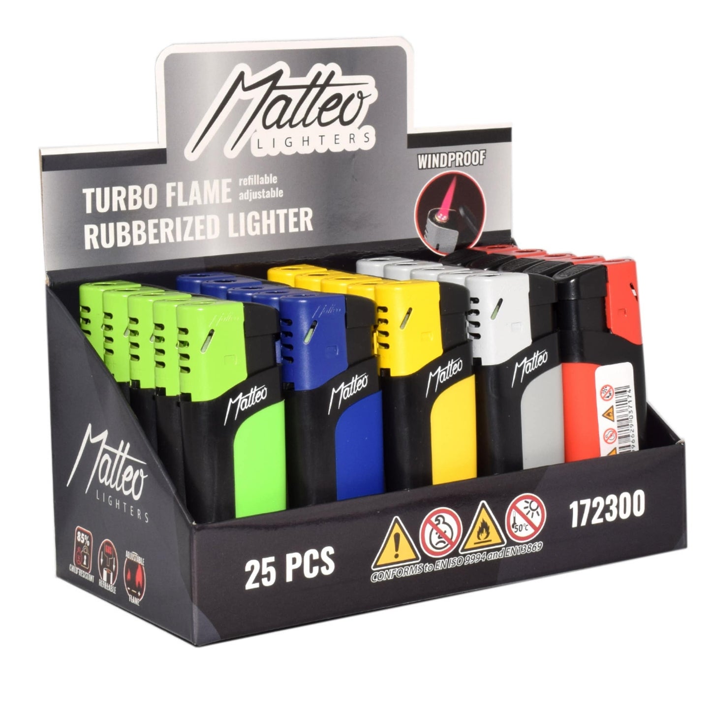 ACCENDINI MATTEO PREMIUM TURBO GOMMATO (25PZ) 172300