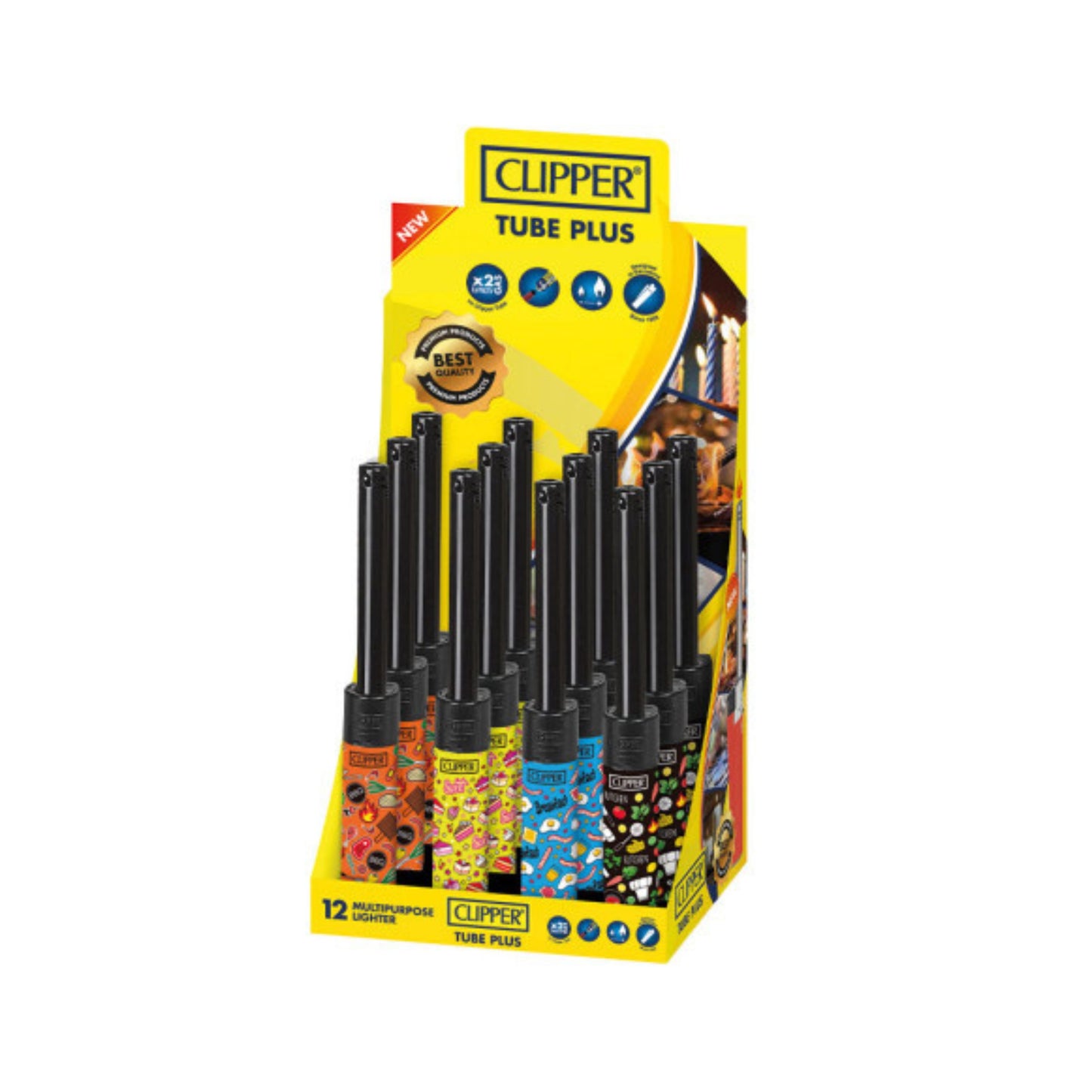 ACCENDIGAS CLIPPER TUBE KITCHEN + BW (12PZ)