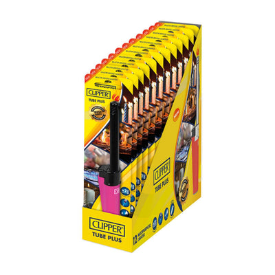 ACCENDIGAS LUNGO CLIPPER IN BLISTER TUBE SHINY BRAND