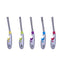 ACCENDIGAS PROF MINI SHARK FLEX SILVER-COLOR PIEZO RICARICABILE IN BLISTER - 40411442