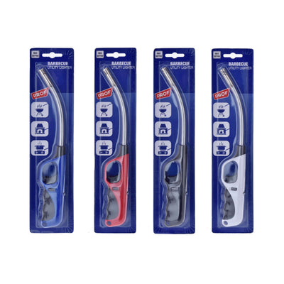 Accendigas Prof Bicolor Sprat Flex Piezo Ricaricabile in blister con testa flessibile bicolore