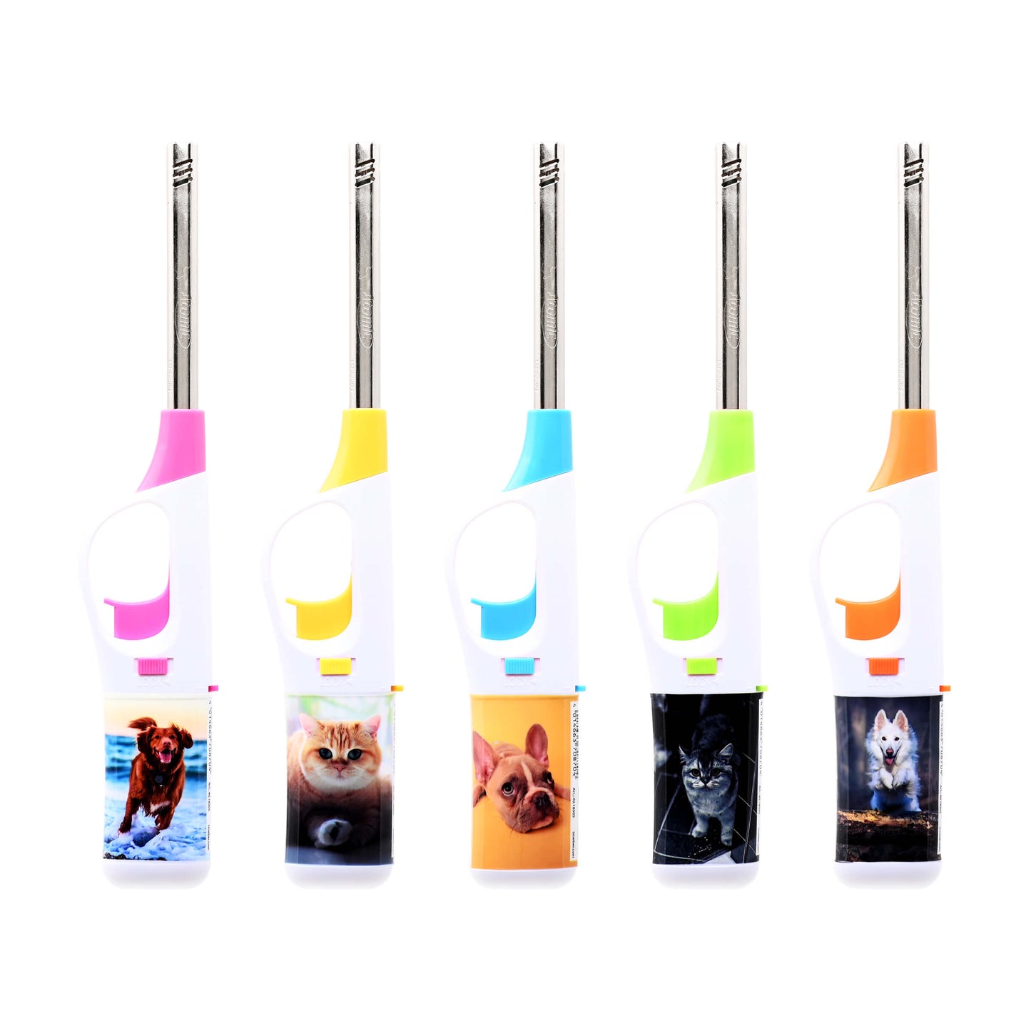 Accendigas Atomic BBQ Dog Cat confezione da 20 pezzi con grafiche cane e gatto