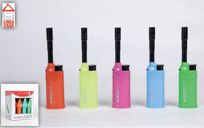 ACCENDIGAS PIEZO RICARICABILI FLAMINAIRE MARGOT TURBO (25PZ)