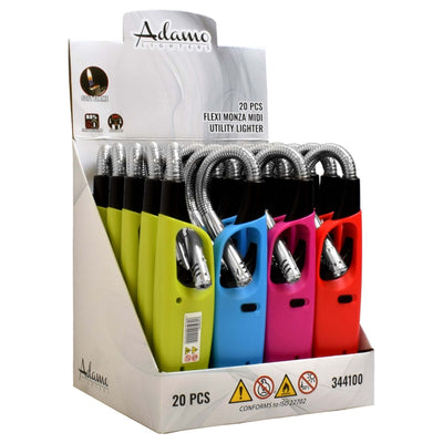 ACCENDIGAS ADAMO PIEZO RICARICABILE MONZA FLEXI (20PZ) 344100