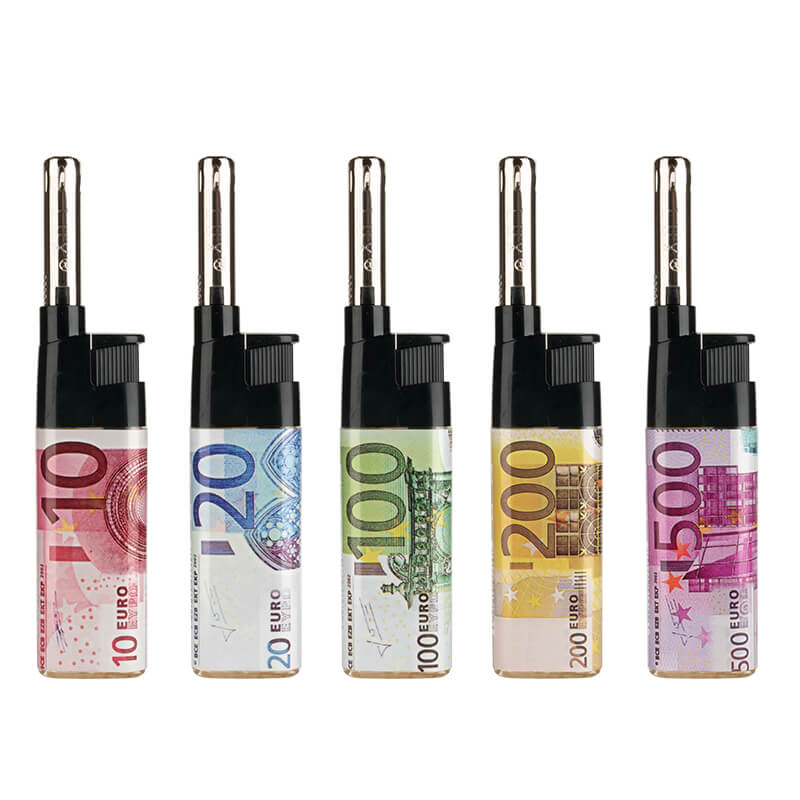 ACCENDIGAS CORTI PIEZO RICARICABILI LUX EURO (50PZ) 7195