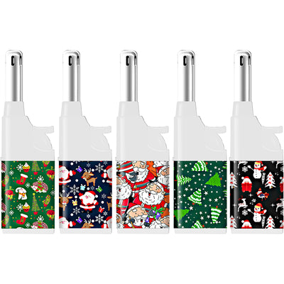 ACCENDIGAS CORTI PIEZO RICARICABILI LUX CHRISTMAS  (25PZ) 7458