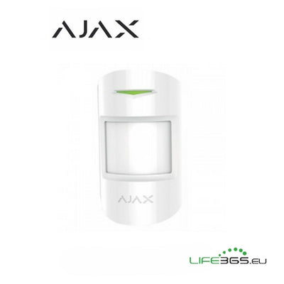 Ajax CombiProtect Rilevatore di Movimento e Rottura Vetro Pet Immune bianco