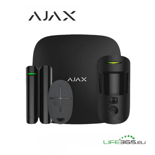 Ajax Kit di base con videocamera avanzato PLUS WI-FI (StarterKit Cam Plus) nero