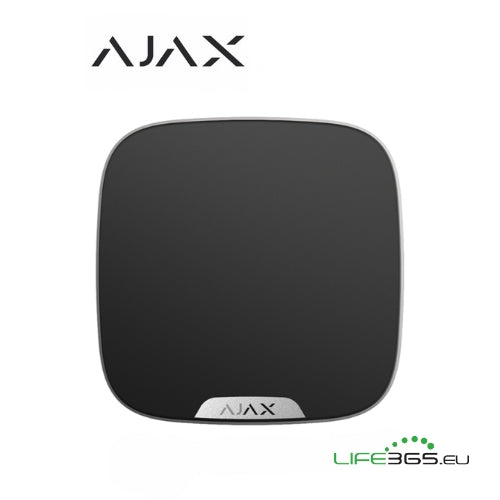 Ajax Sirena da esterno doppio pannello (StreetSiren DoubleDeck) nero