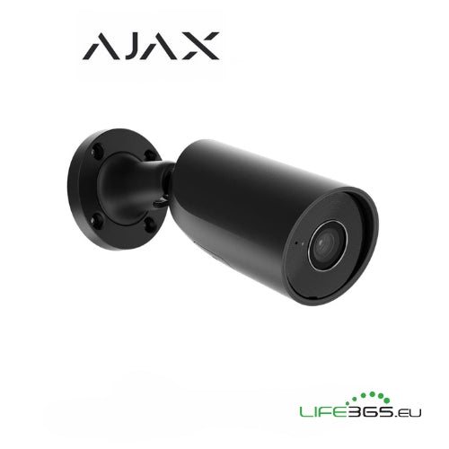 Ajax Telecamera Bullet IP PoE (BulletCam) (8 Mp/2.8 mm) nero