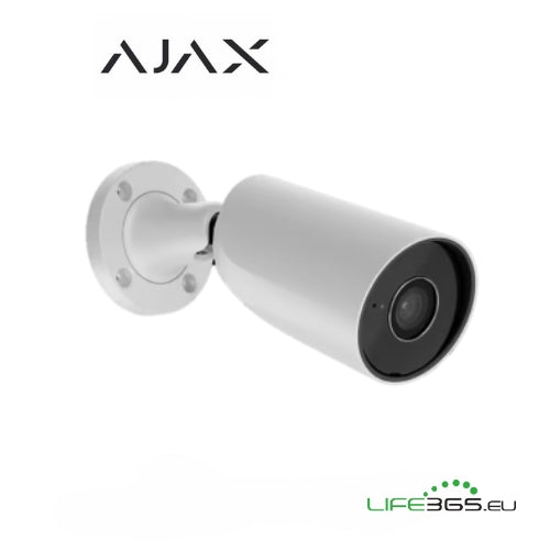Ajax Telecamera Bullet IP PoE (BulletCam) (5 Mp/2.8 mm) bianco