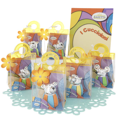 Bagutta I Cucciolosi Display Animaletti Decorativi con Espositore 16 pezzi
