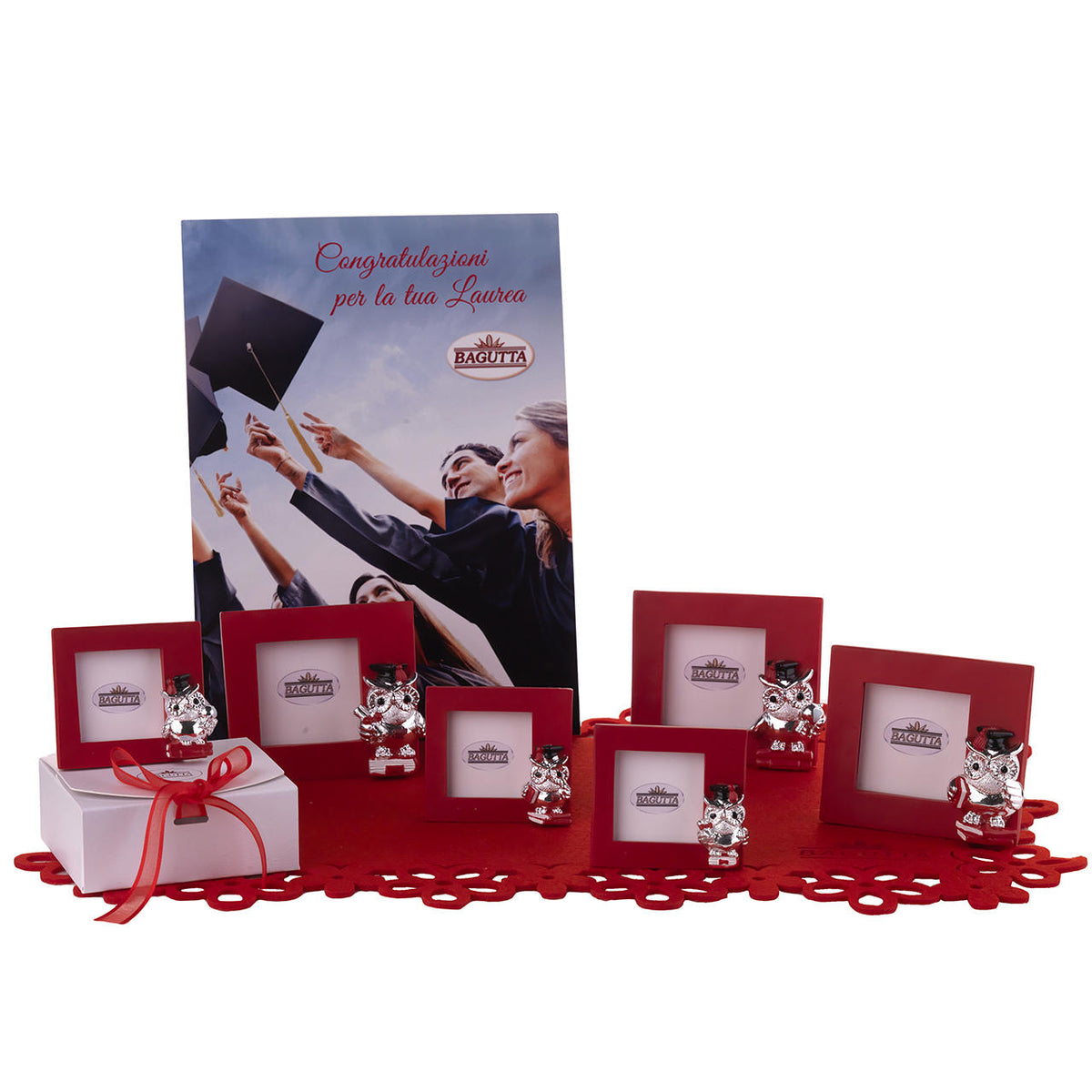 Bagutta Mini Portafoto Laurea Assortiti con Espositore 12 pezzi