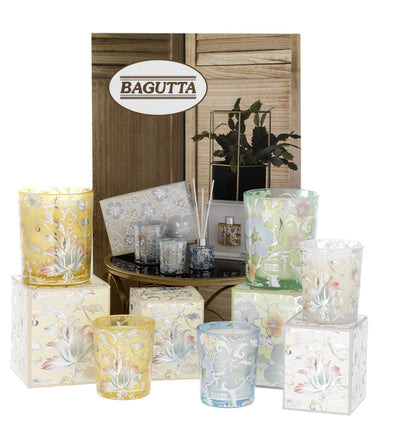 Bagutta Candele Decorative Floreali Assortite con Espositore 16 pezzi
