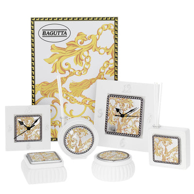 Bagutta Catene Display Cofanetti Profumatori e Orologi Decoro Barocco Oro 6 pezzi