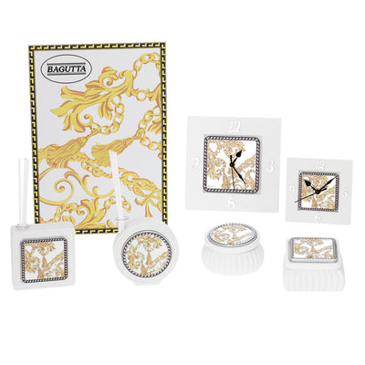 Bagutta Catene Display Cofanetti Profumatori e Orologi Decoro Barocco Oro 6 pezzi