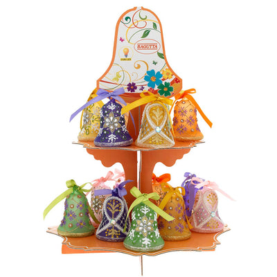 Bagutta Set Campanelle Pasquali Decorative LED Assortite con Espositore 15 pezzi