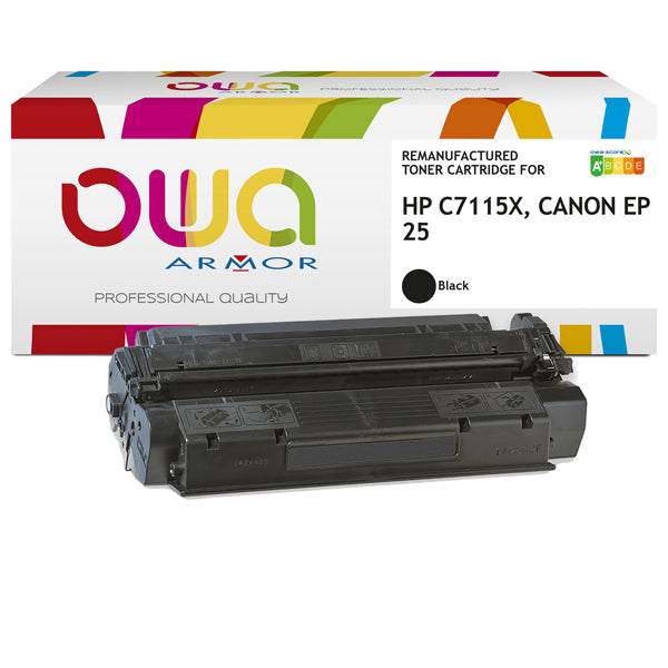 Armor - Toner Compatibile per Hp C7115X - Nero - 3.500 pag