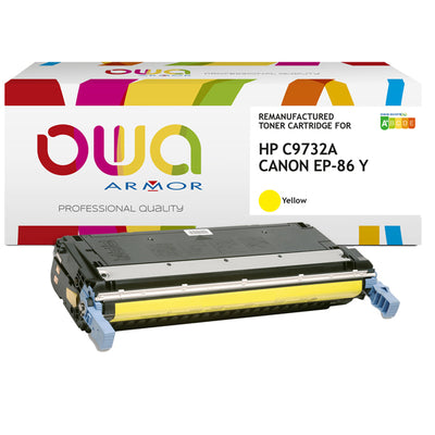 Armor - Toner Compatibile per Hp C9732A - Giallo - 12.000 pag