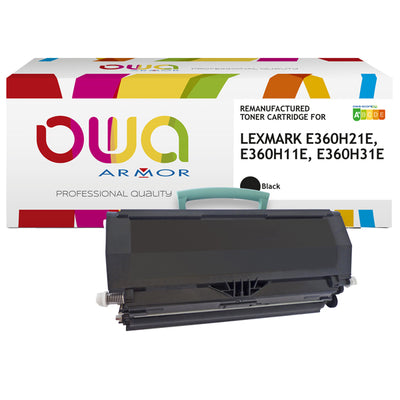 Armor - Toner Compatibile per Lexmark E360H21EE - Nero - 9.000 pag