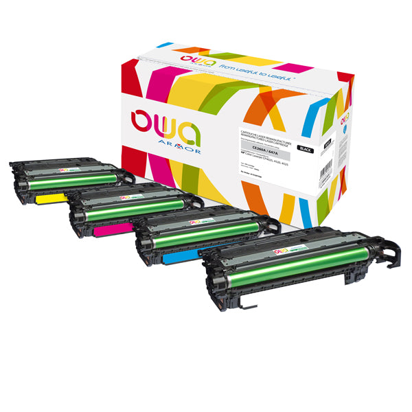 Armor - Toner Compatibile per HP Color LaserJet CP4025/4520/4525 - Magenta - CE263A - 11.000 pag