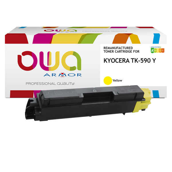 Armor - Toner Compatibile per Kyocera TK-590Y - Giallo - 5.000 pag