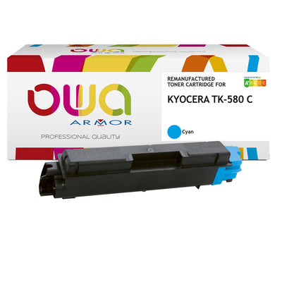 Armor - Toner Compatibile per Kyocera TK-580C - Ciano - 2.800 pag