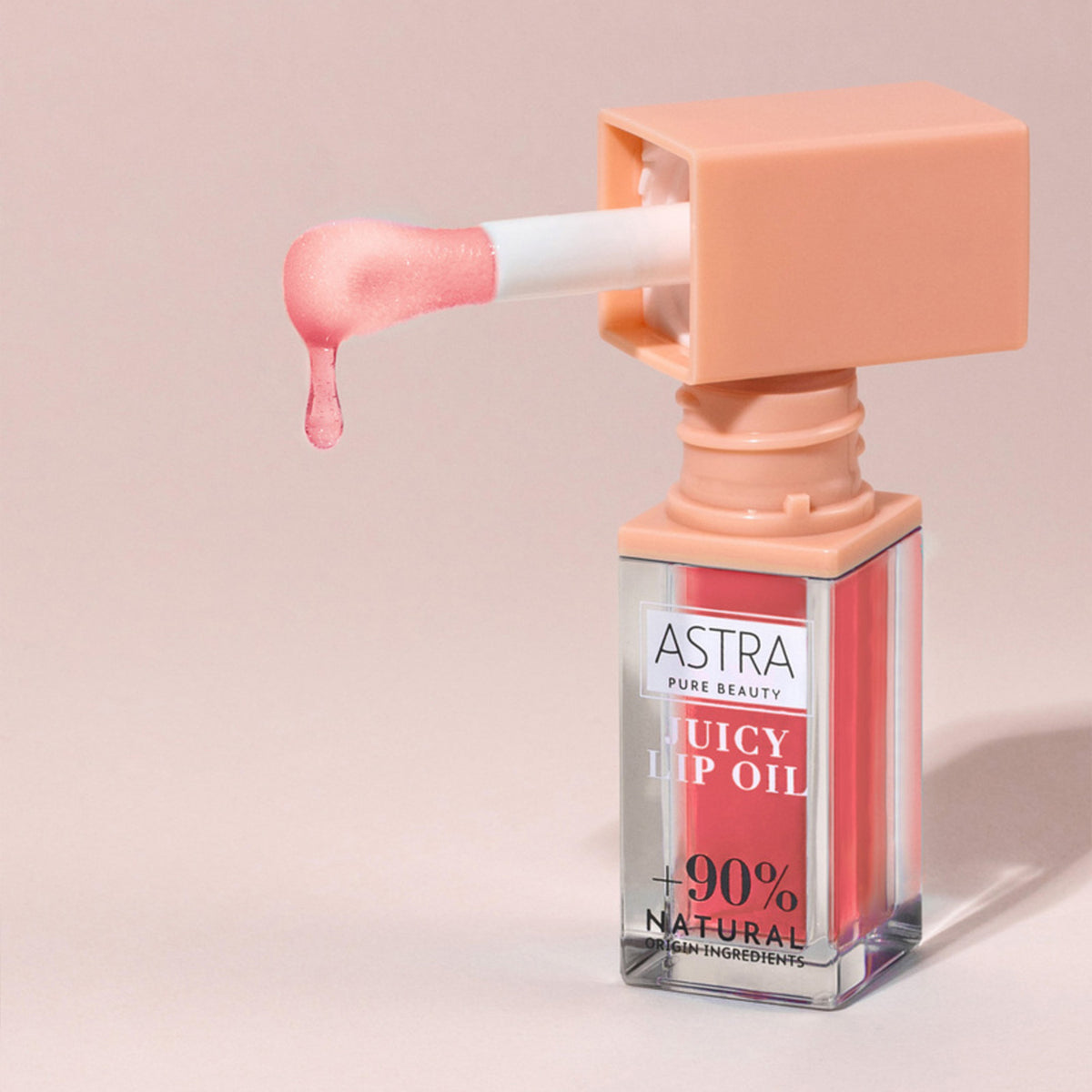 Astra Pure Beauty Juicy Lip Oil Olio Labbra Idratante Rimpolpante Naturale Peach 5 ml - PB014570001