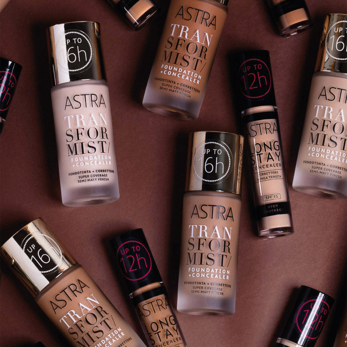 Astra Transformist Foundation+Concealer Warm Beige 18 ml - 0000690003N