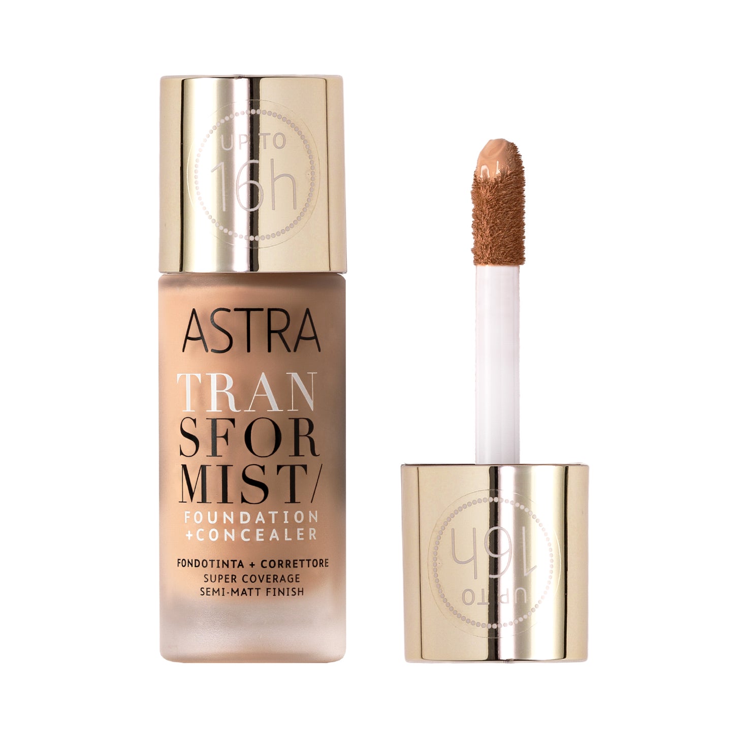 Astra Transformist Foundation+Concealer Ginger 18 ml - 0000690004W