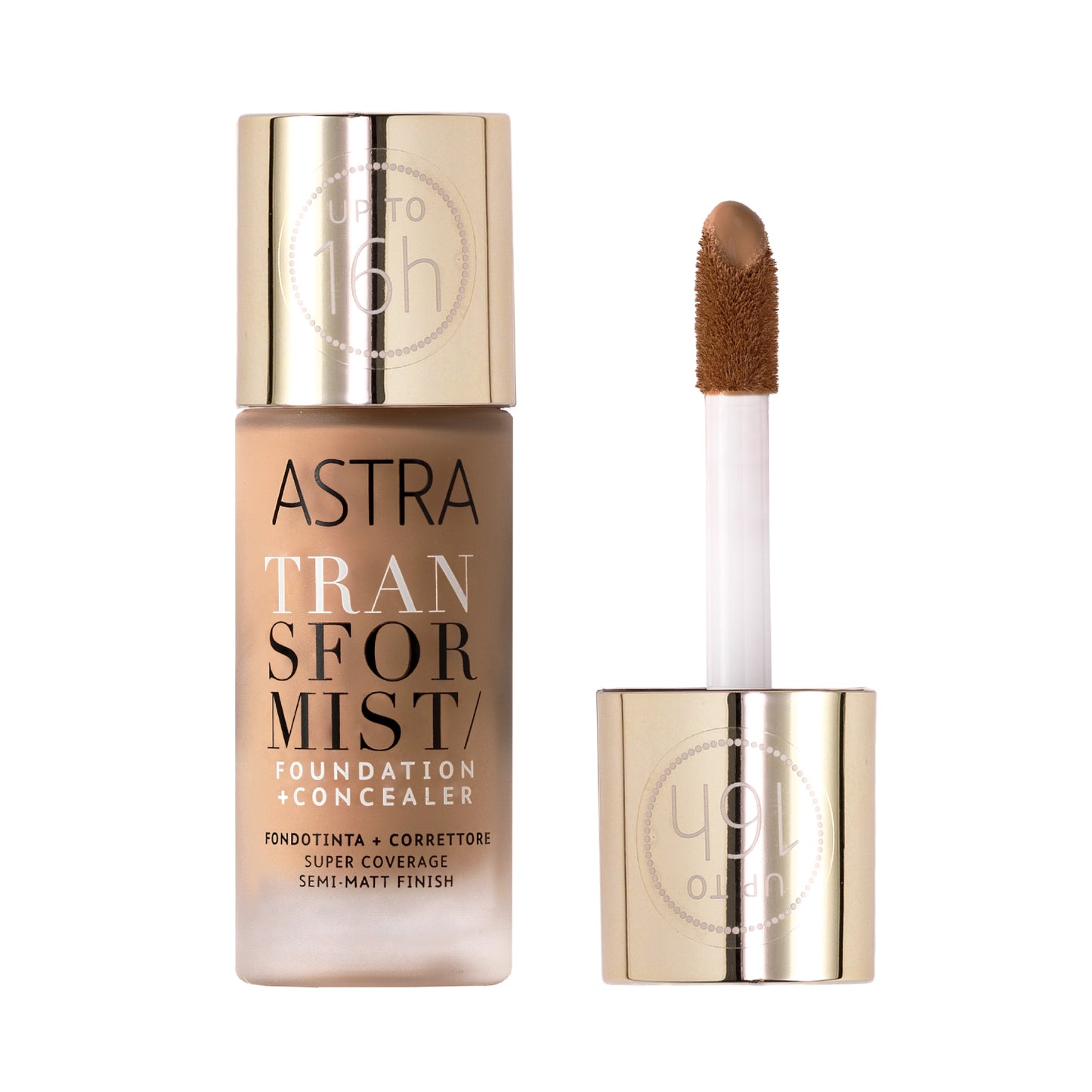 Astra Transformist Foundation+Concealer Caramel 18 ml - 0000690005W