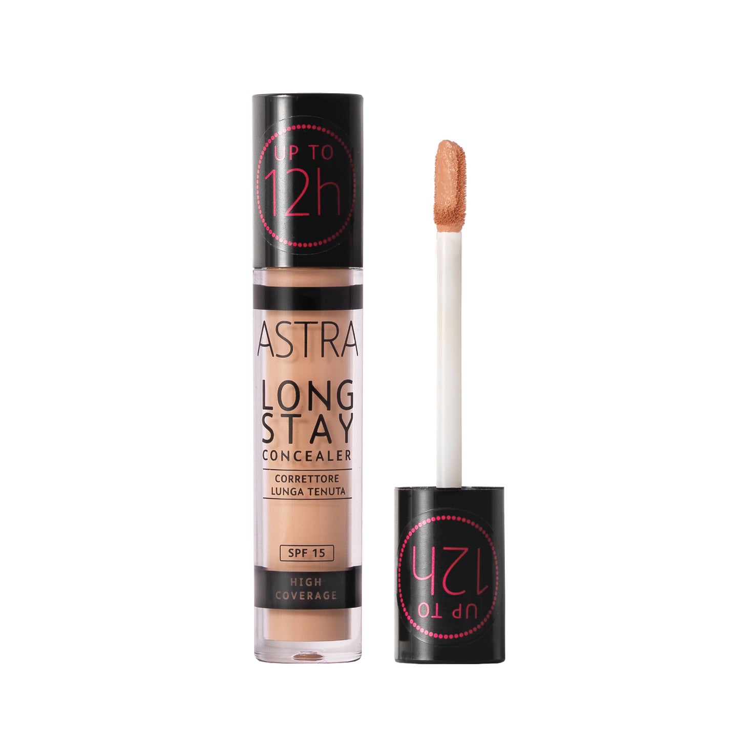 Astra Long Stay Concealer Peach 4,5 ml - 000035045W