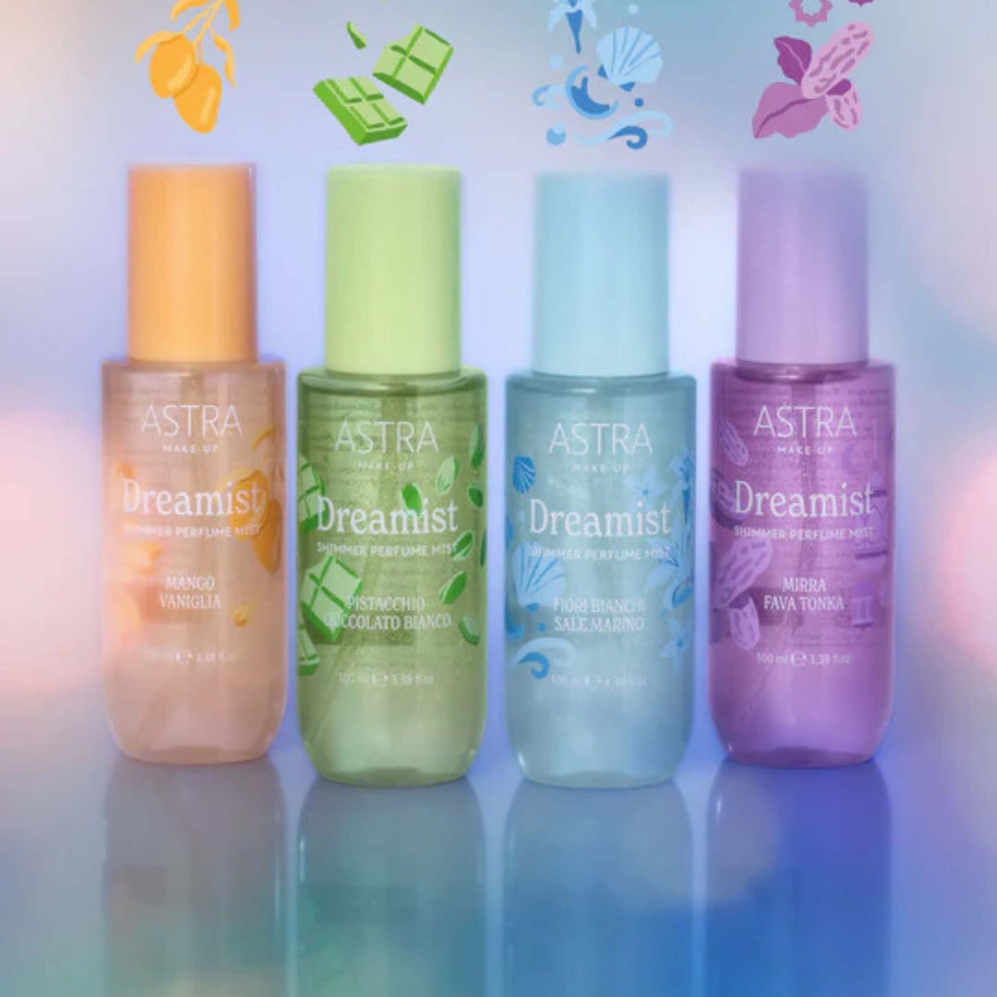Astra Espositore da Banco Dreamist Shimmer Perfume Mist 100 ml (24PZ)