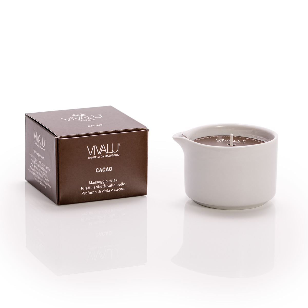 Vivalu Tribe E Candela da Massaggio Cacao 100 ml