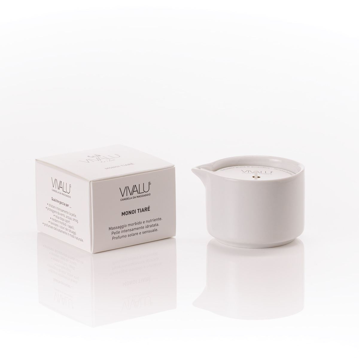 Vivalu Tribe E Candela da Massaggio Tiarè Monoi 100 ml